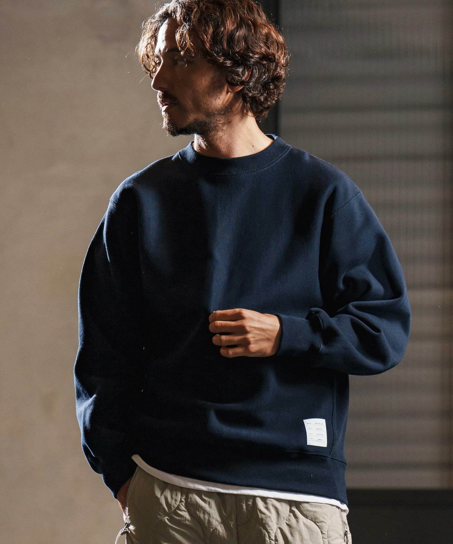 wjk reluxe】dense knit sweat pullover トレーナー(WR25W-24