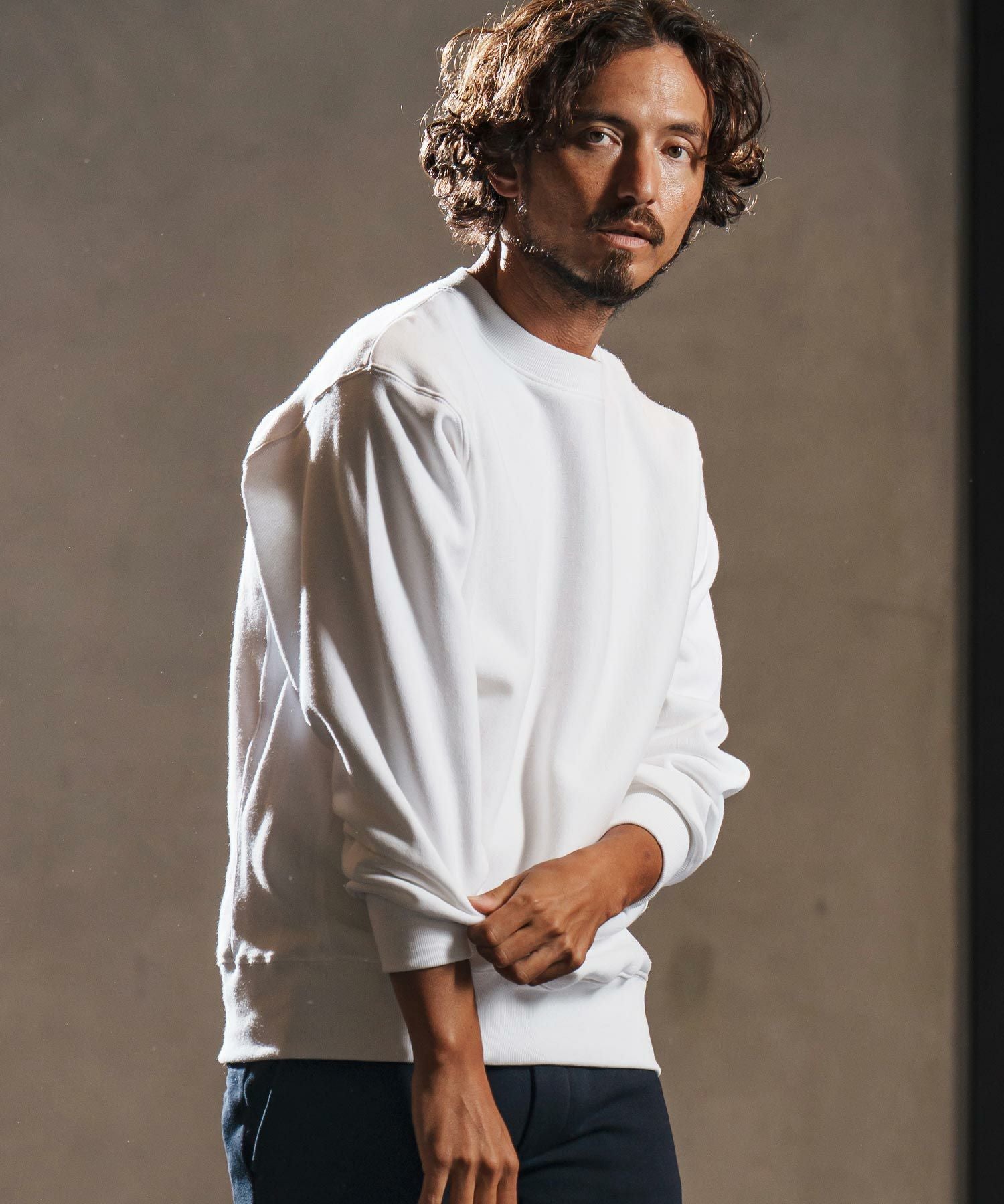 wjk reluxe】dense knit sweat pullover トレーナー(WR25W-24