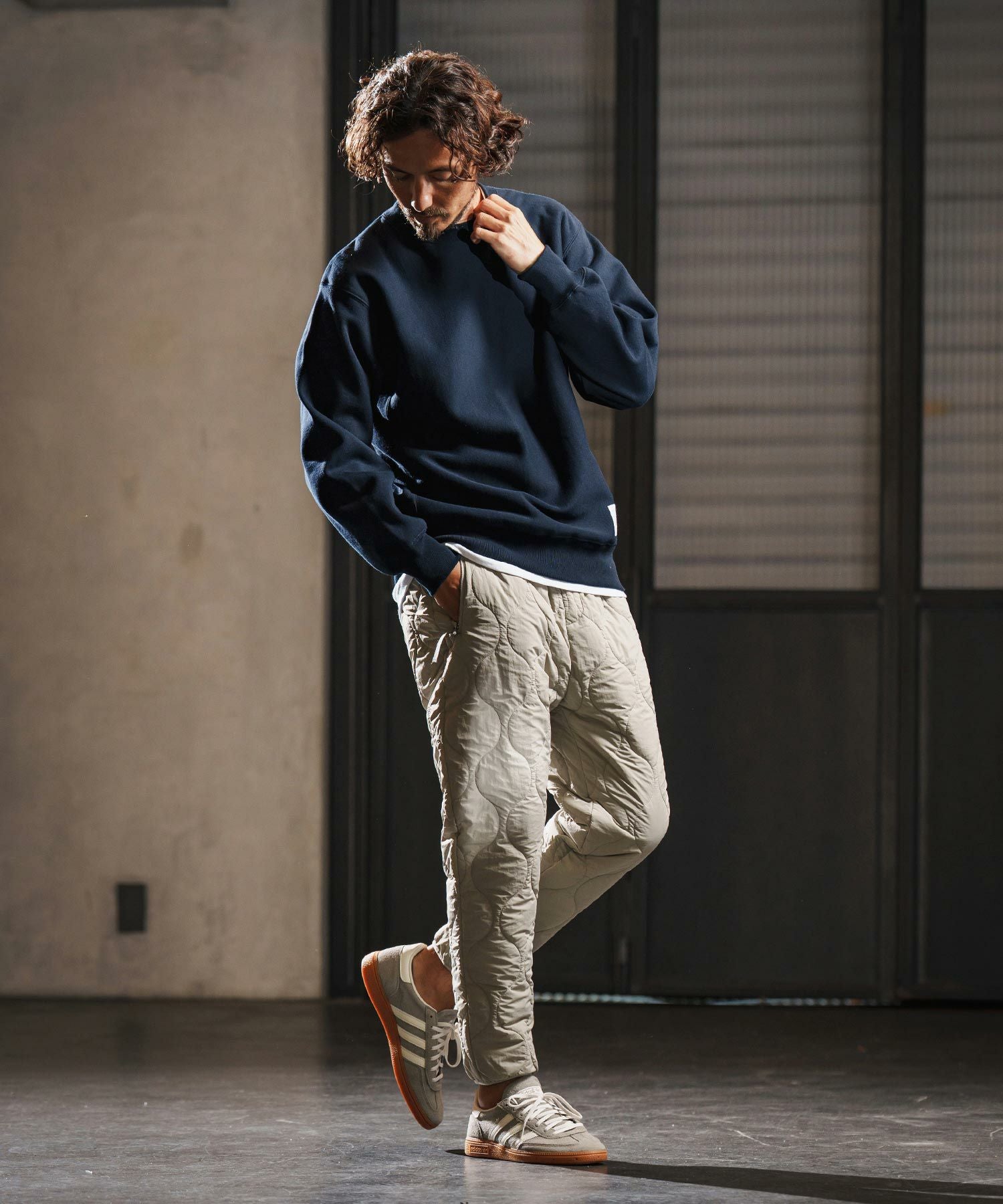 wjk reluxe】dense knit sweat pullover トレーナー(WR25W-24 wjk reluxe】dense knit sweat pullover トレーナー(WR25W-24