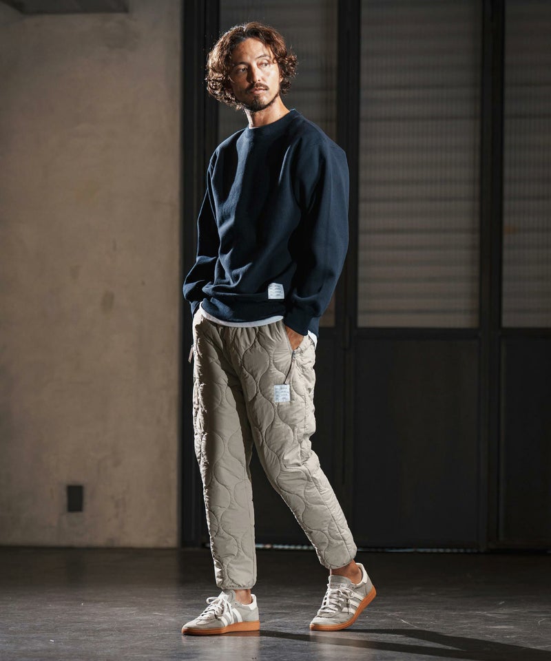wjk reluxe】dense knit sweat pullover トレーナー(WR25W-24 