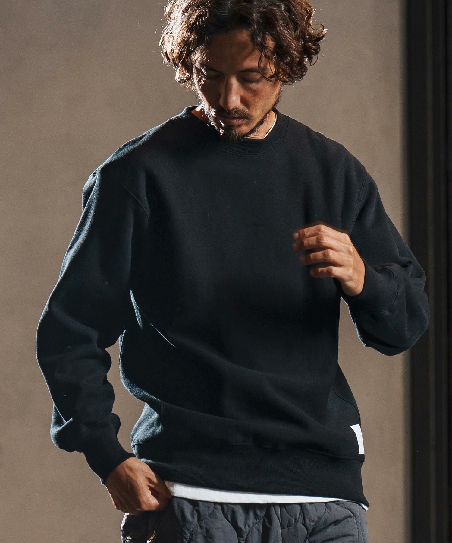 wjk reluxe】dense knit sweat pullover トレーナー(WR25W-24