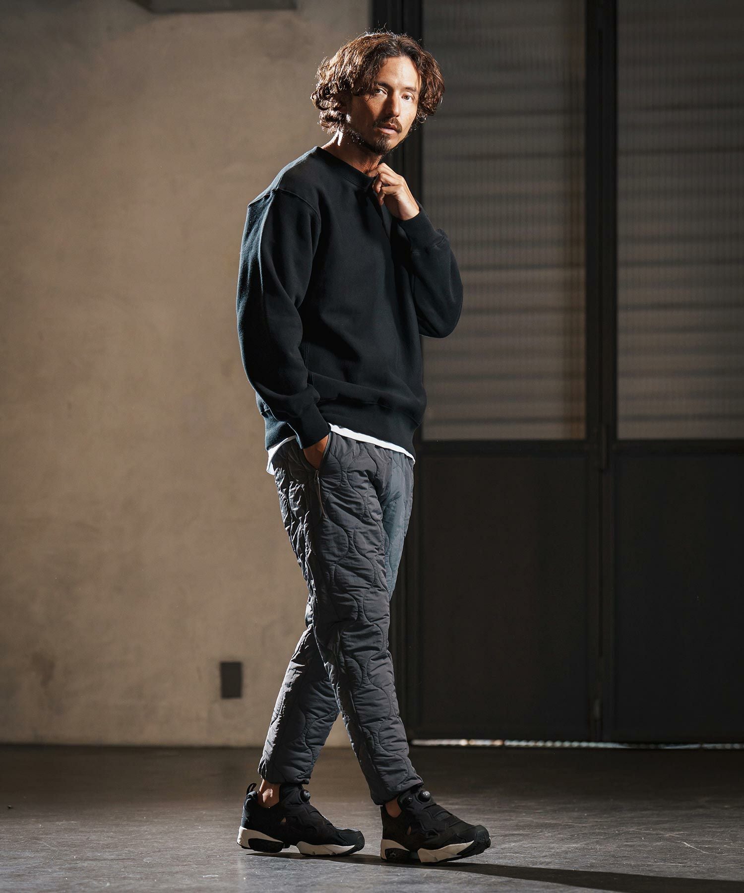 wjk reluxe】dense knit sweat pullover トレーナー(WR25W-24 wjk reluxe】dense knit sweat pullover トレーナー(WR25W-24