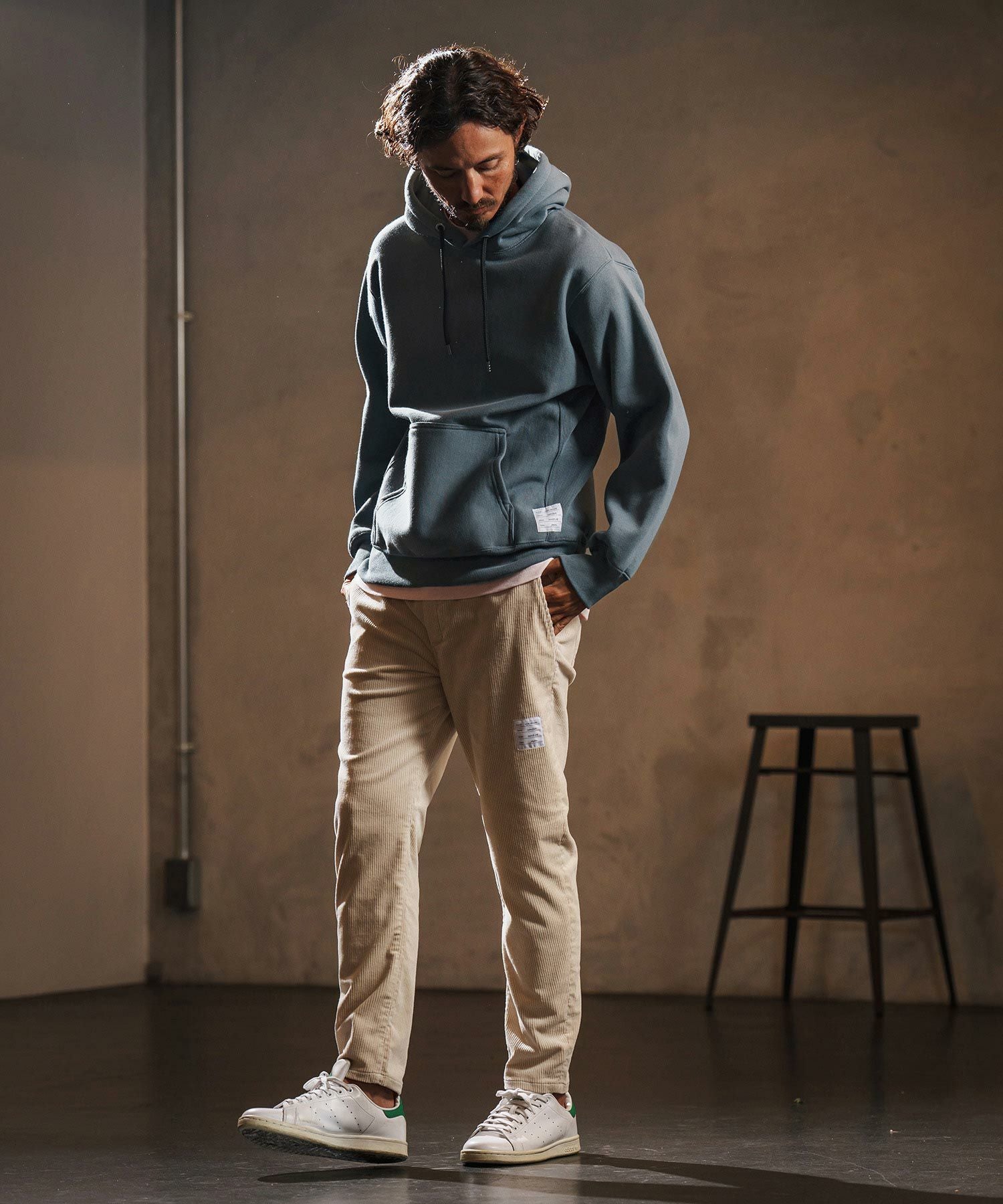 wjk reluxe】dense knit sweat parka パーカー(WR25W-23) | CAMBIO