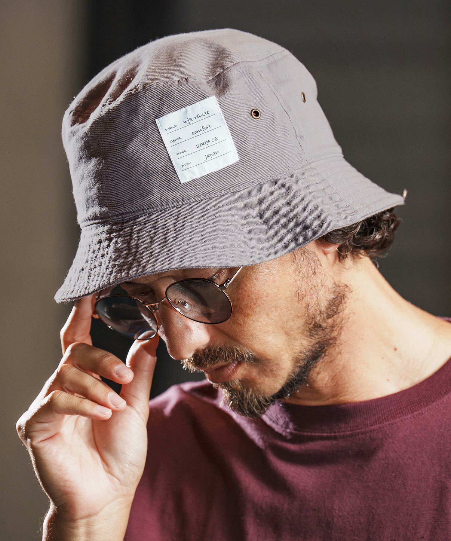 wjk reluxe】cotton twill bucket hat バケットハット(WR25W-34