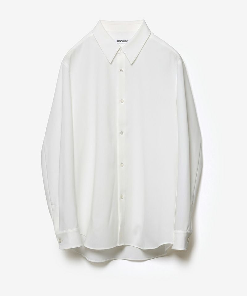 ATTACHMENT(アタッチメント)】PE CONPACT TWILL REGULAR COLLAR DRESS