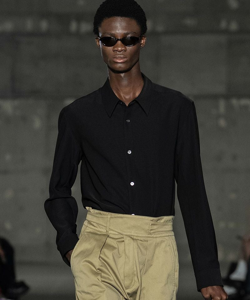 ATTACHMENT(アタッチメント)】PE CONPACT TWILL REGULAR COLLAR DRESS