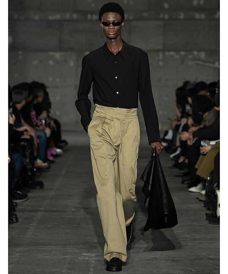 ATTACHMENT(アタッチメント)】PE CONPACT TWILL REGULAR COLLAR DRESS