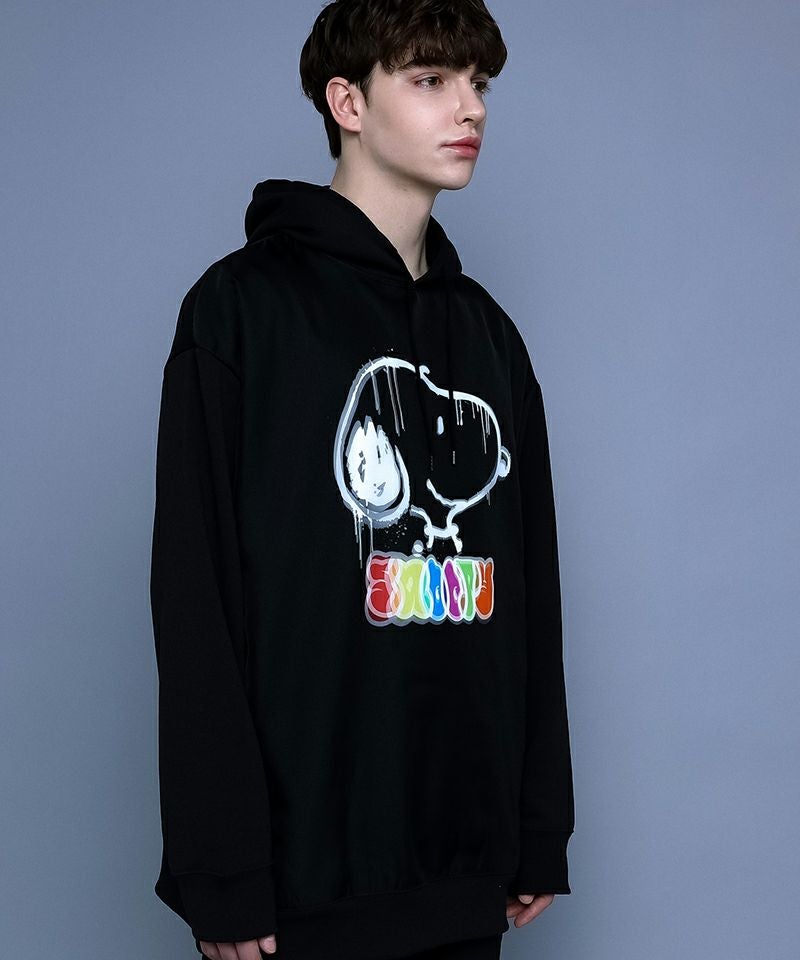 TRIPPY MIKIO ART(トリッピーミキオアート)】SNOOPY SPRAY ART HOODIE