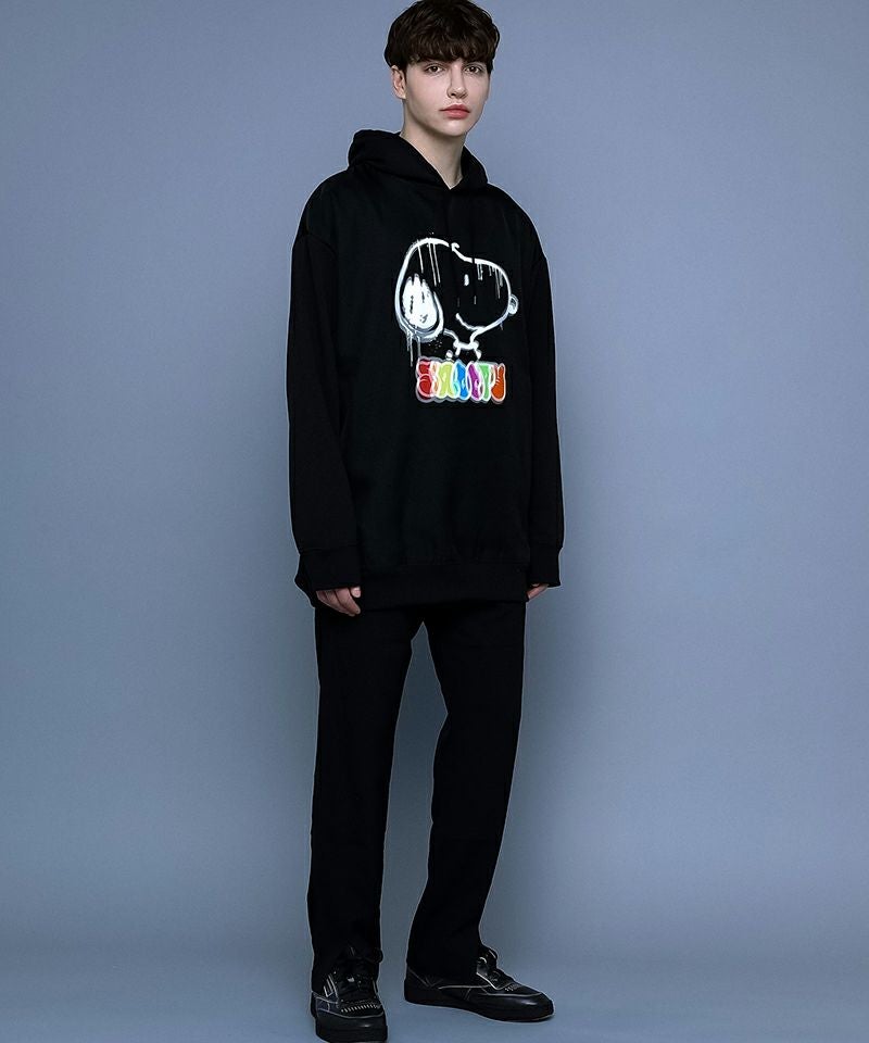 TRIPPY MIKIO ART(トリッピーミキオアート)】SNOOPY SPRAY ART HOODIE