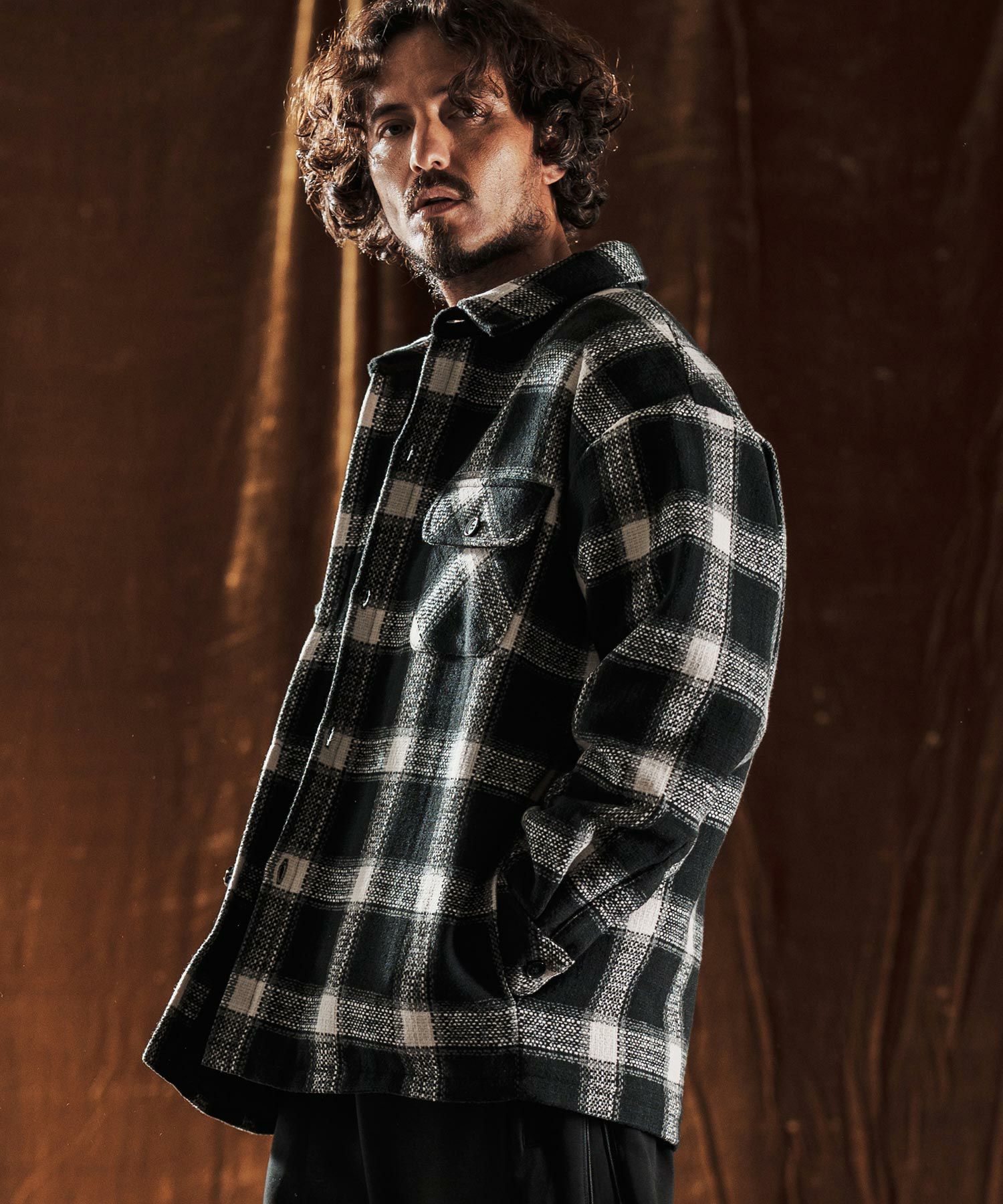 ANGENEHM(アンゲネーム)】Plaid CPO Jacket ジャケット(AG05-001acf