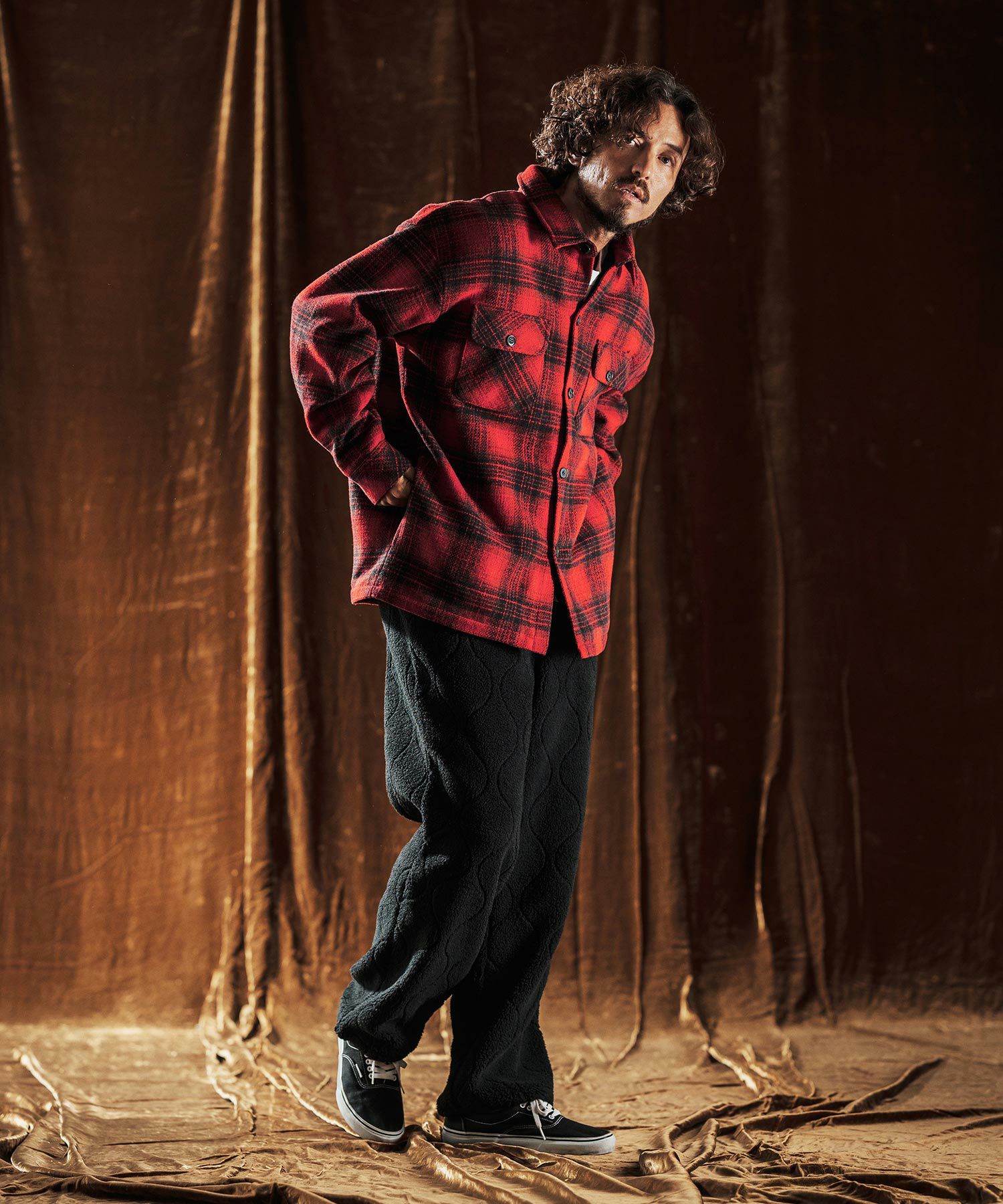 ANGENEHM(アンゲネーム)】Plaid CPO Jacket ジャケット(AG05-001acf