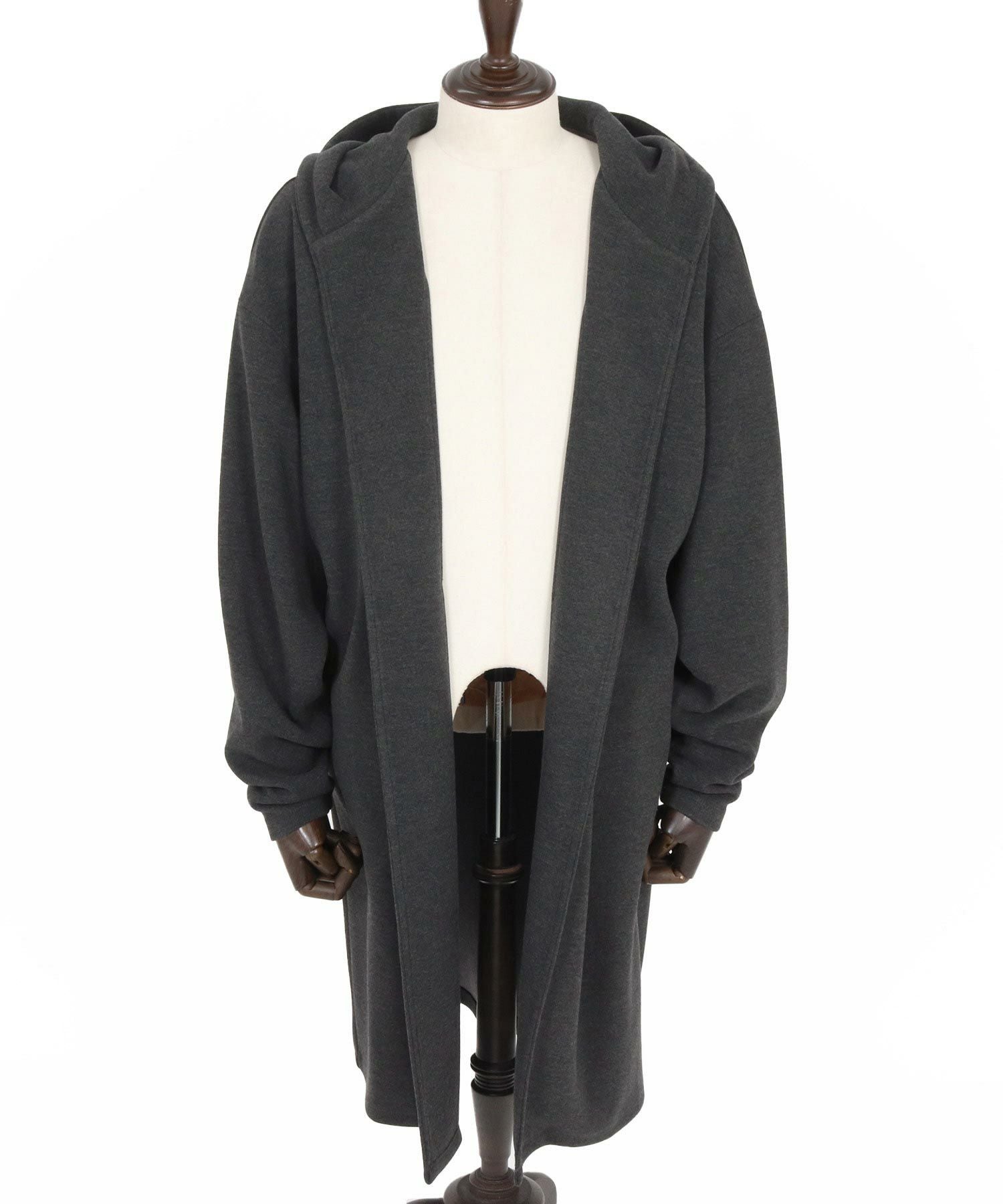 ANGENEHM(アンゲネーム)】Hooded Coatigan -Wool Blend Heavy Weight