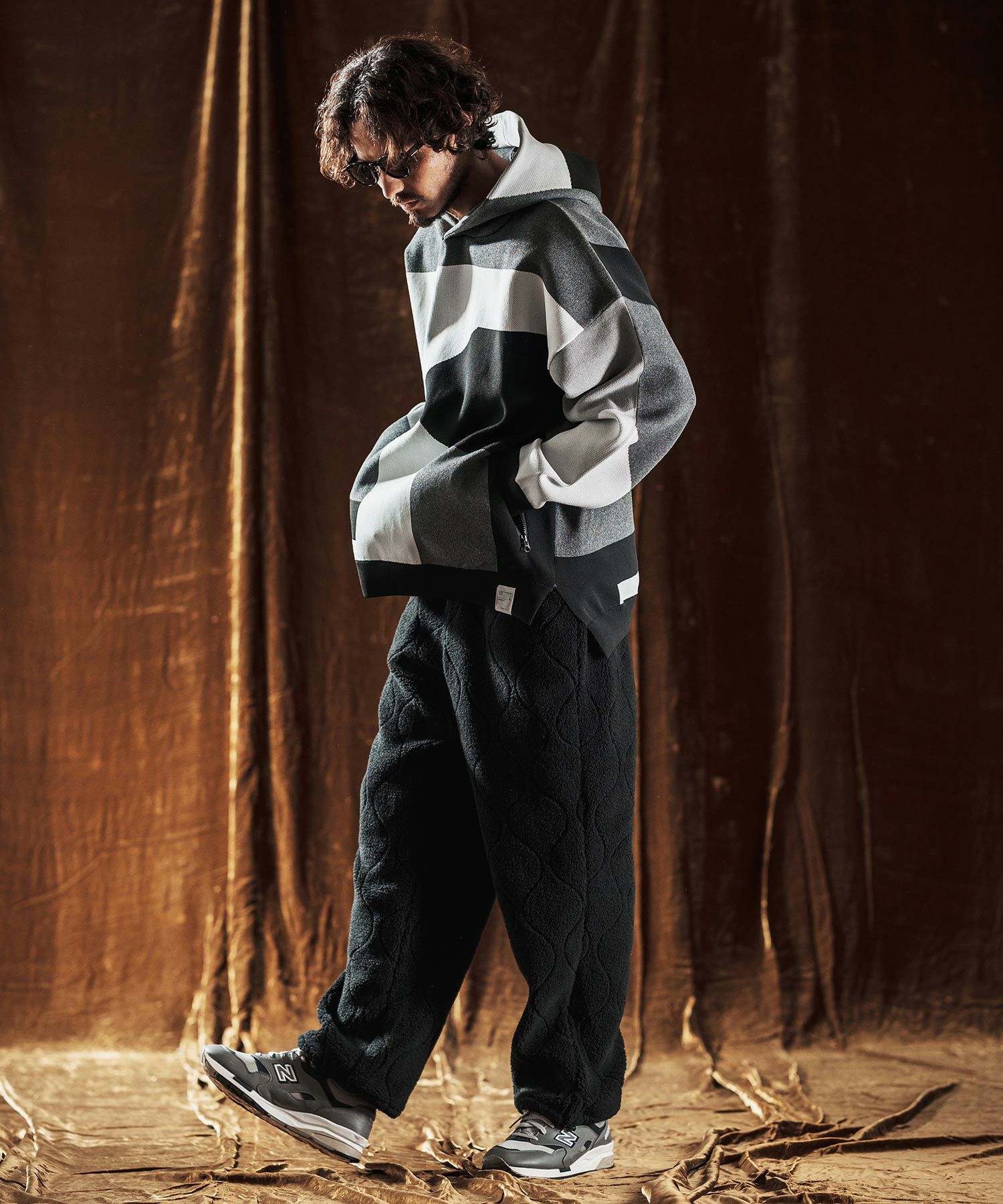 ANGENEHM(アンゲネーム)】Boa Quilt Pants ボアキルティングパンツ