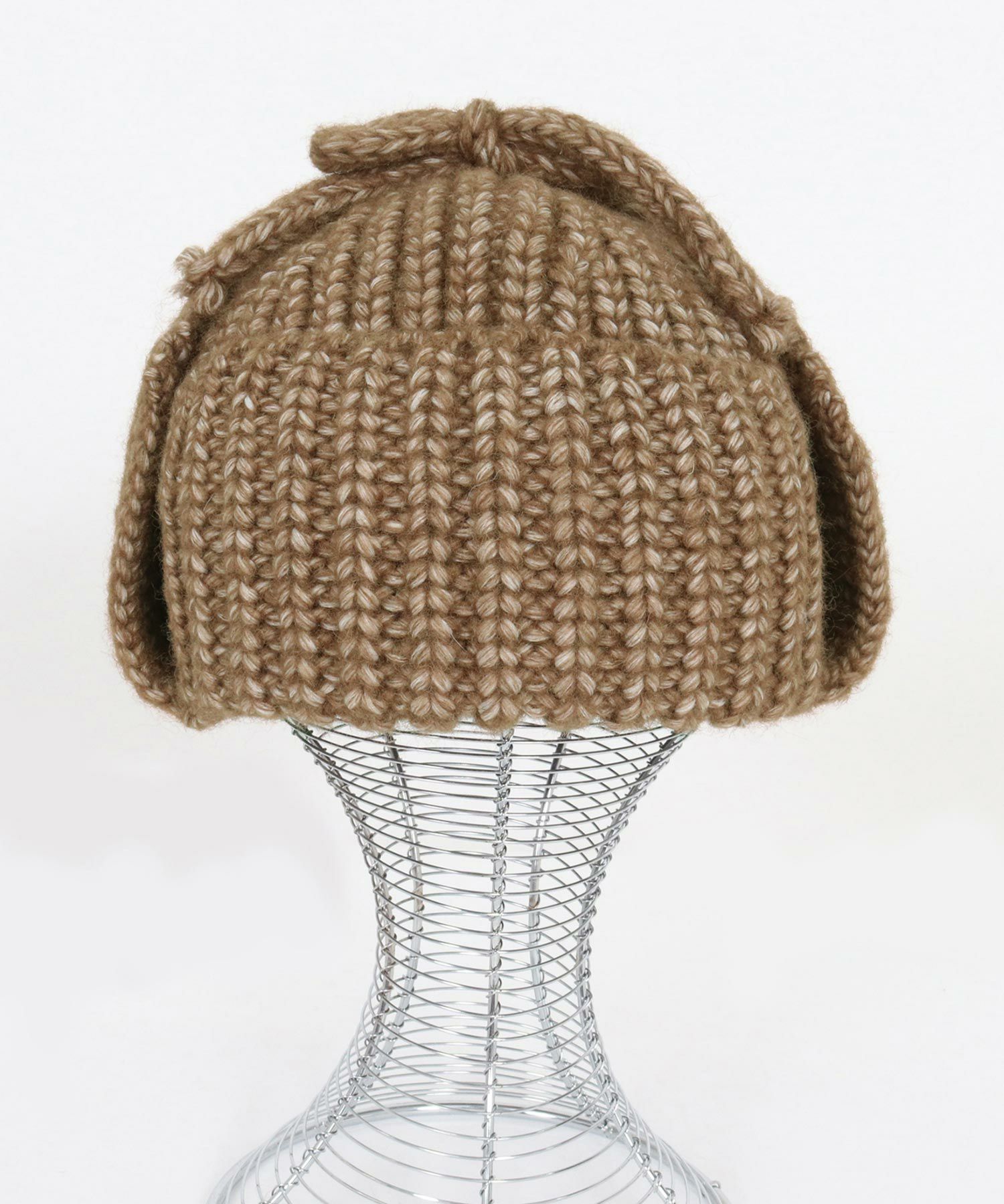 ANGENEHM(アンゲネーム)】Earflap Knit Beanie イヤーフラップ