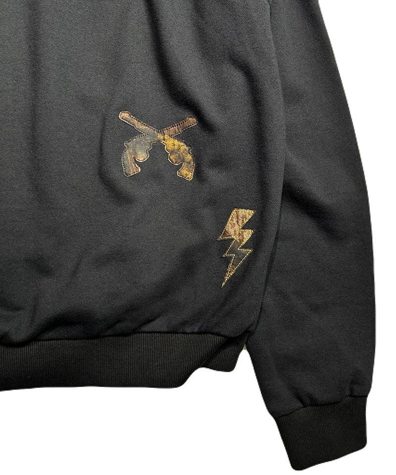 roarguns(ロアーガンズ)】PATCH WORK HOODIE ジップパーカー(26SGB-09