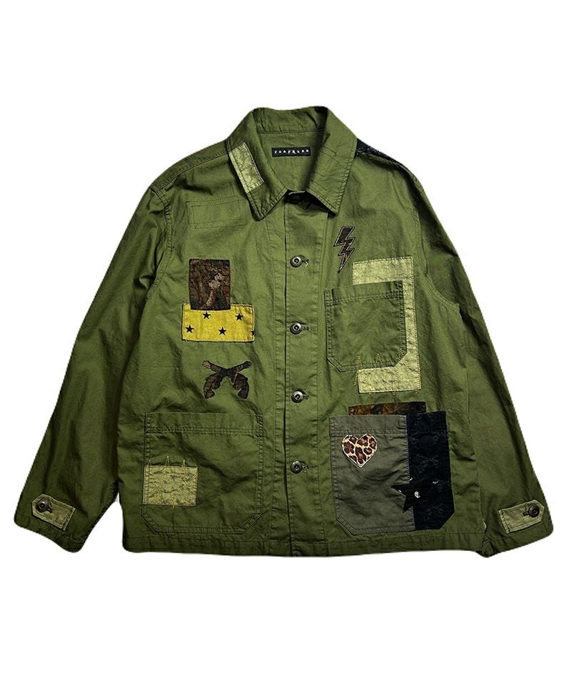 roarguns(ロアーガンズ)】PATCH WORK JACKET パッチワークジャケット