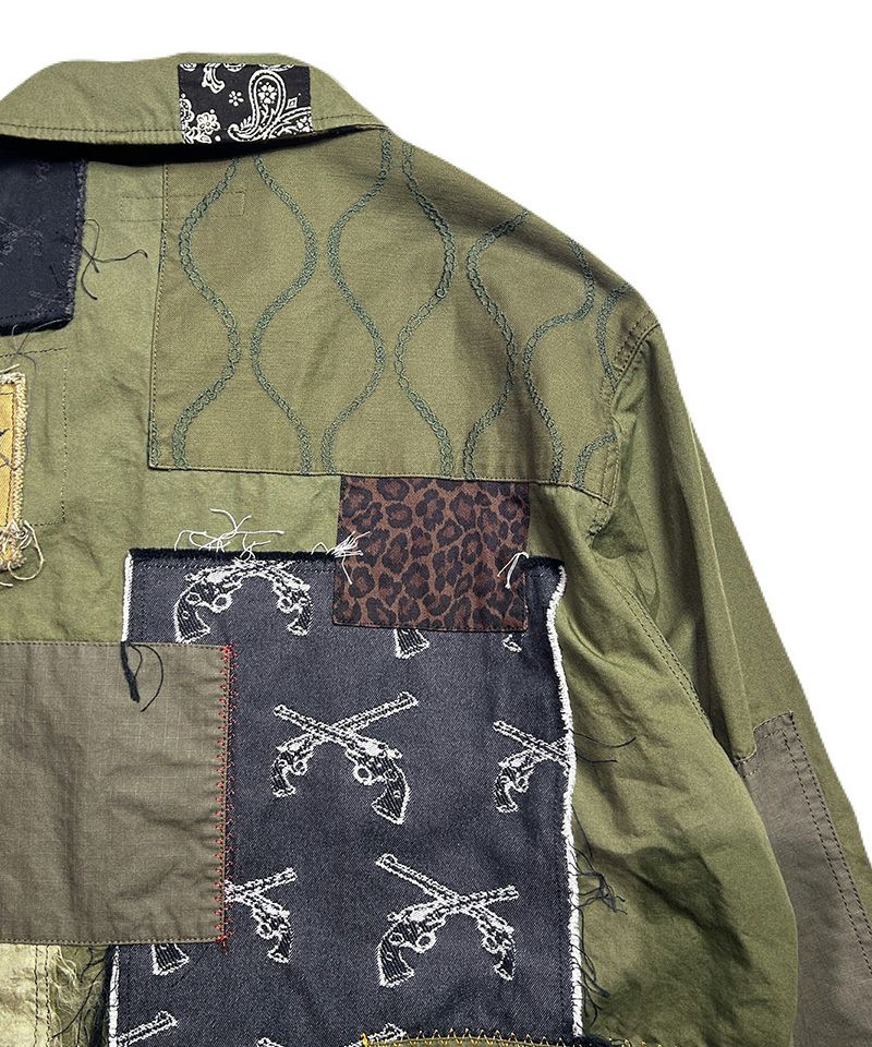 roarguns(ロアーガンズ)】PATCH WORK JACKET パッチワークジャケット
