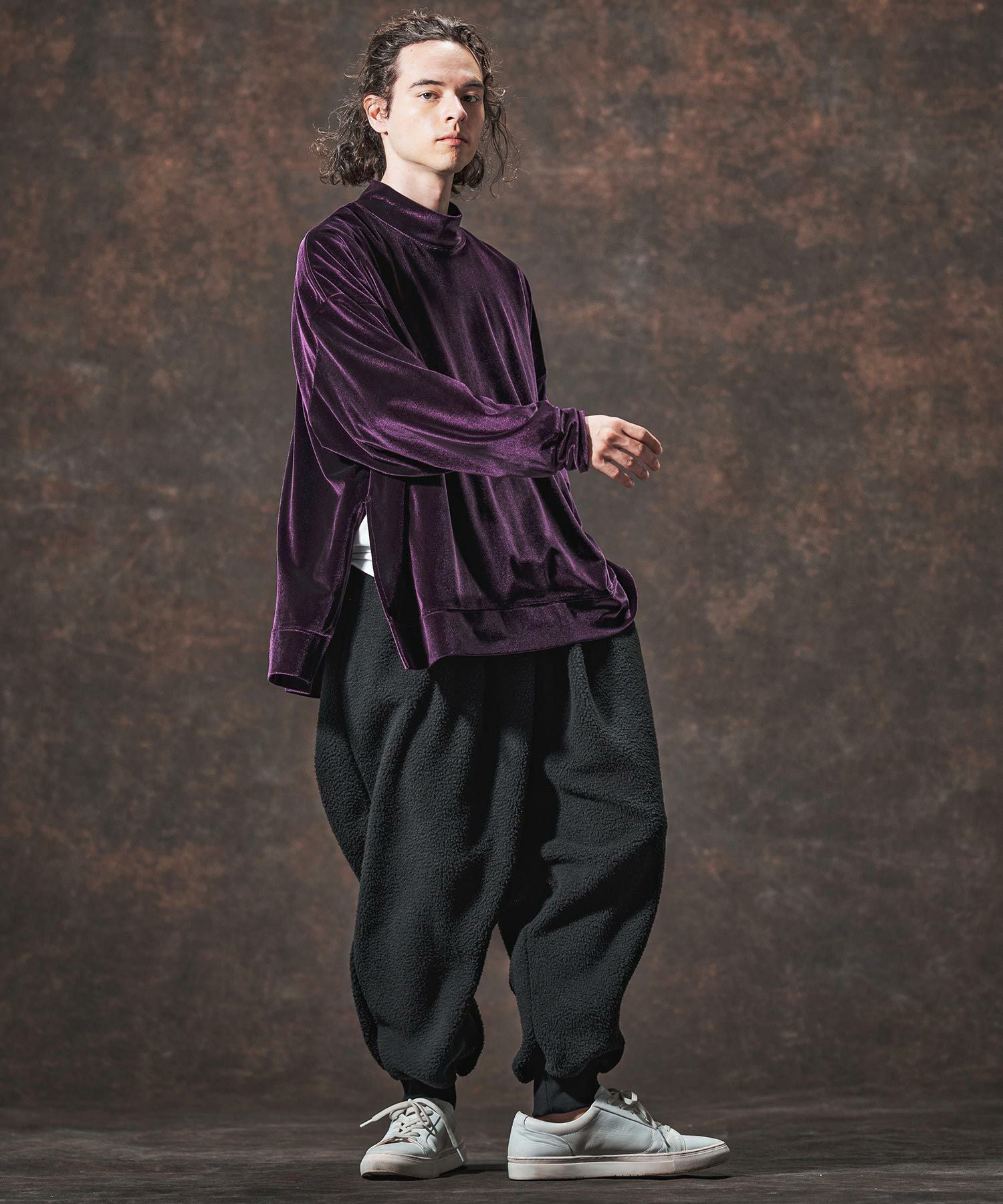 Jih Nunc バルーンパンツサルエルパンツ Jih Nunc(ジーヌンク)】ボアバルーンリブパンツ(JIH-R1139) | CAMBIO