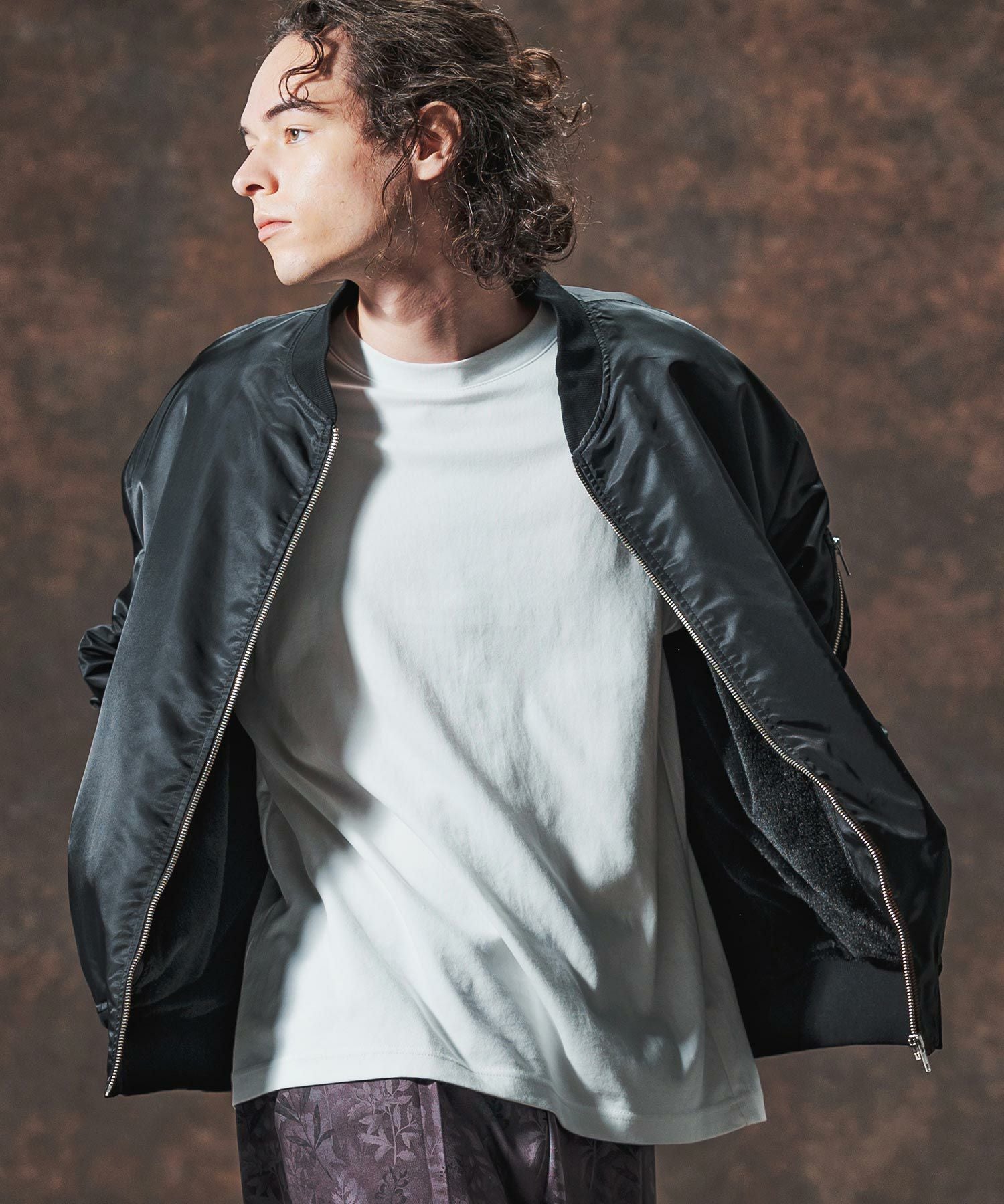 30%OFF【Jih Nunc(ジーヌンク)】裏エコファーMA-1ジャケット(JIH-R1127