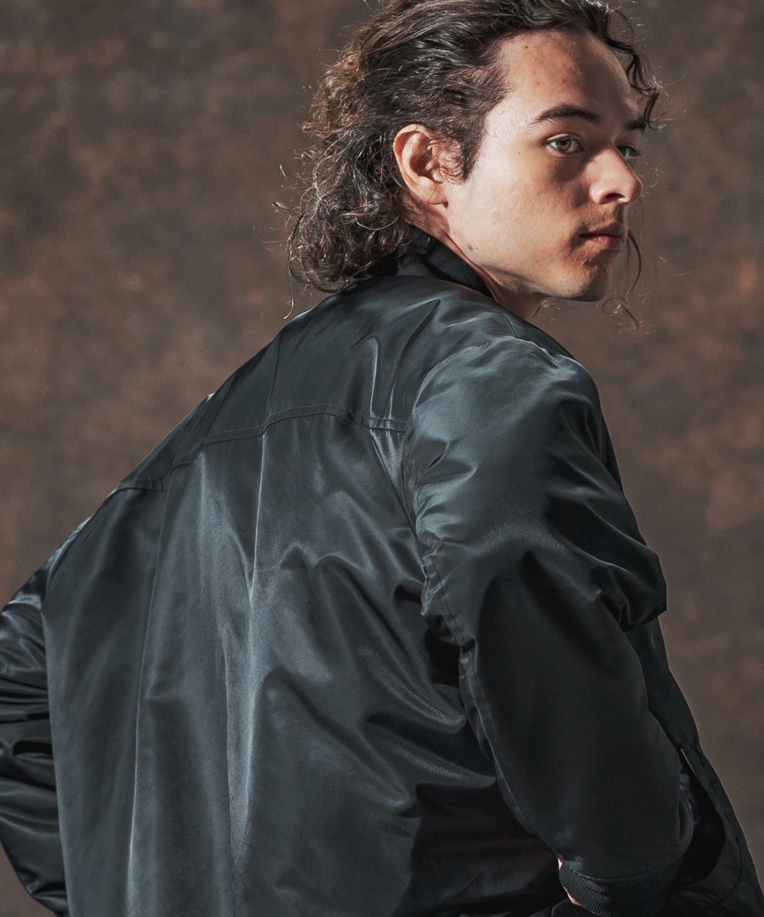 30%OFF【Jih Nunc(ジーヌンク)】裏エコファーMA-1ジャケット(JIH-R1127