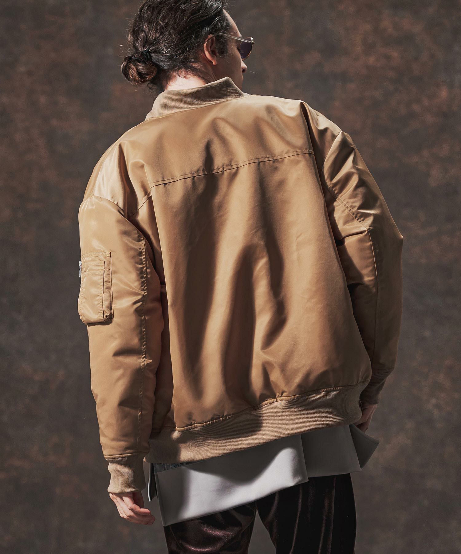 30%OFF【Jih Nunc(ジーヌンク)】裏エコファーMA-1ジャケット(JIH-R1127