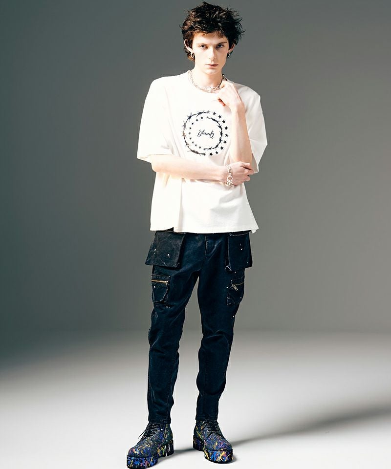 glamb(グラム)】Snow Wash Cargo Pants スノーウォッシュカーゴパンツ
