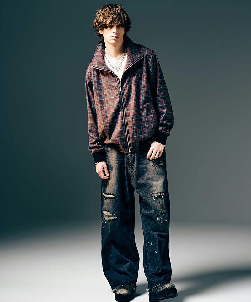 glamb スリッポン　デニム glamb(グラム)】Unplugged Poly Denim アンプラグドポリーデニム