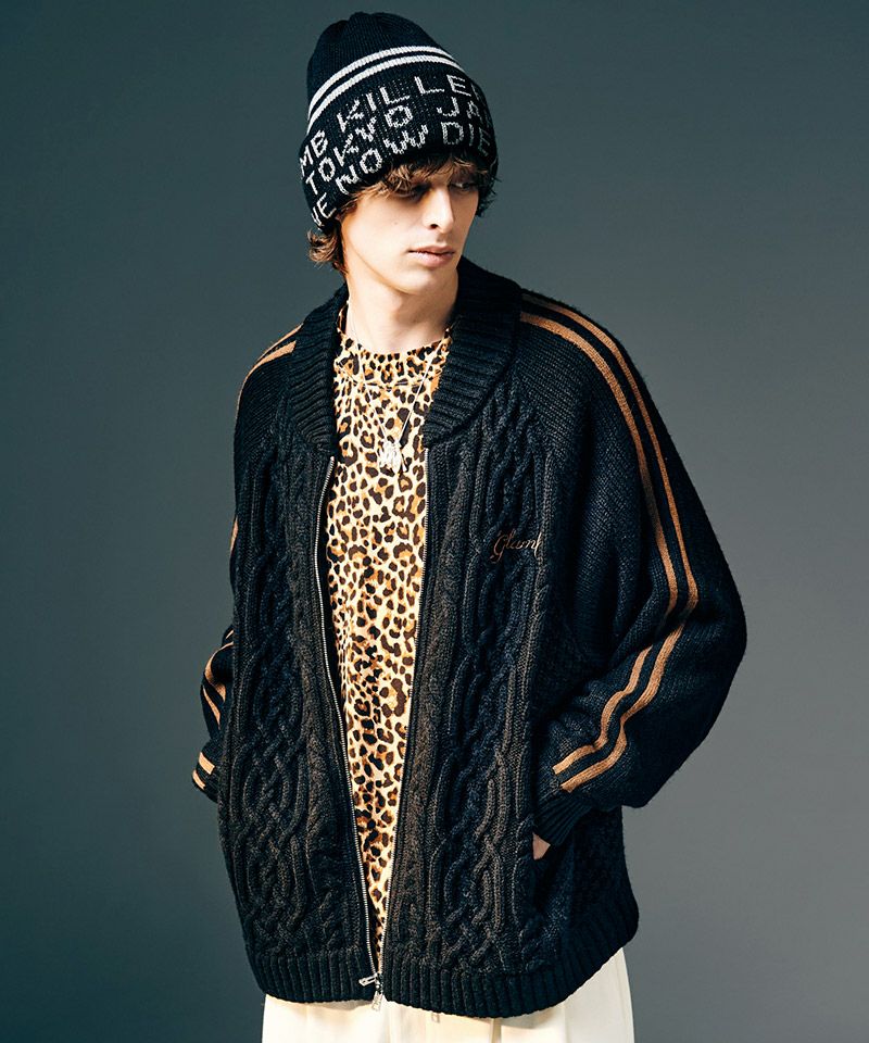 glamb(グラム)】Lettering Knit Cap レタリングニットキャップ(GB0425
