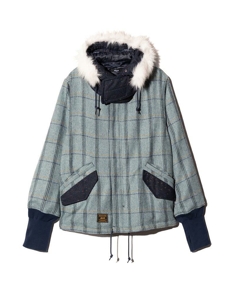 glamb(グラム)】High Neck Short Mods Coat ハイネックショートモッズ