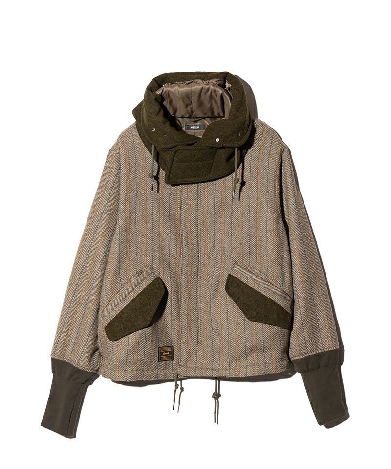 glamb(グラム)】High Neck Short Mods Coat ハイネックショートモッズ