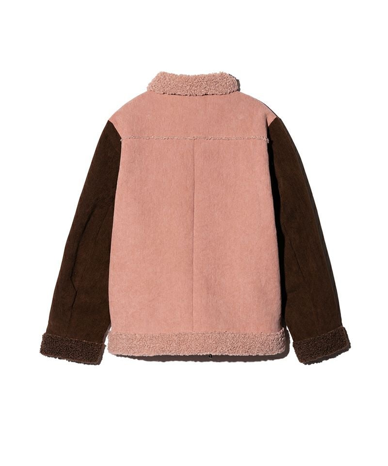 glamb(グラム)】High Neck Corduroy Ranch Jacket ハイネック