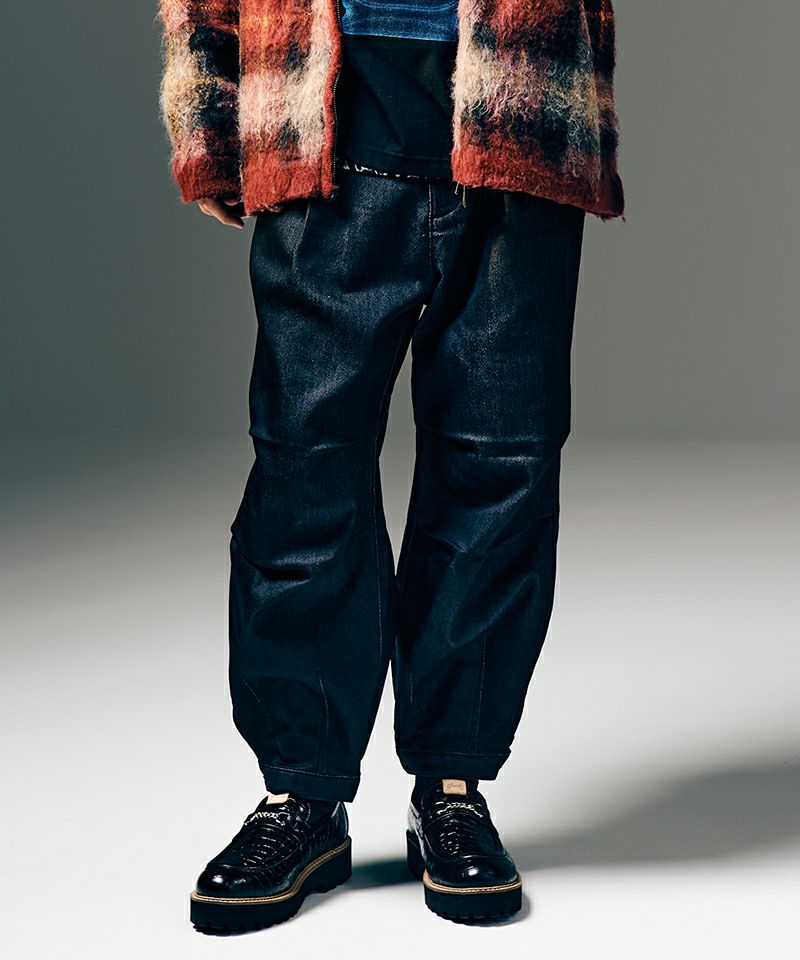 glamb(グラム)】Knit Denim Cargo Pants ニットデニムカーゴパンツ