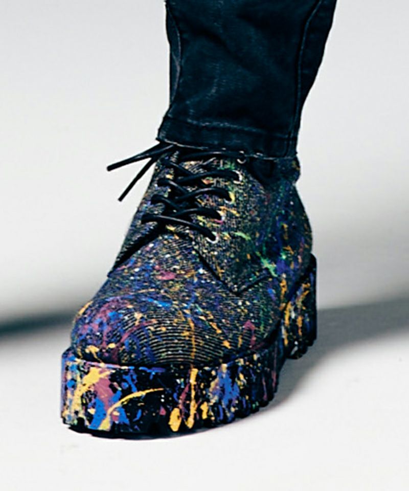 glamb(グラム)】Craft Lace Up Boots クラフトレースアップブーツ