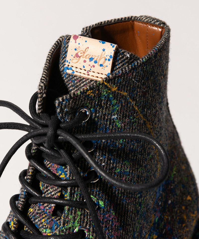 glamb(グラム)】Craft Lace Up Boots クラフトレースアップブーツ