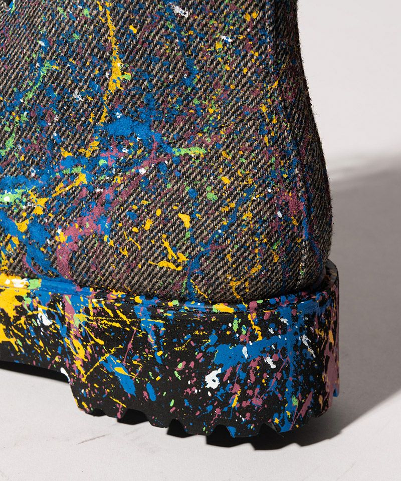 glamb(グラム)】Craft Lace Up Boots クラフトレースアップブーツ