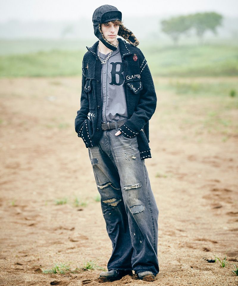 glamb／グラムの公式通販－(インセンス) glambグラム Jake knit denim 2