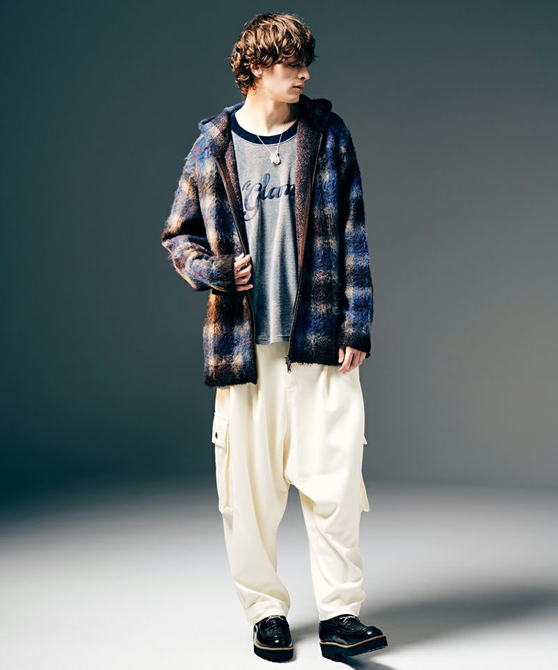 glamb(グラム)】Structure Tuck Cargo Pants ストラクチャータック