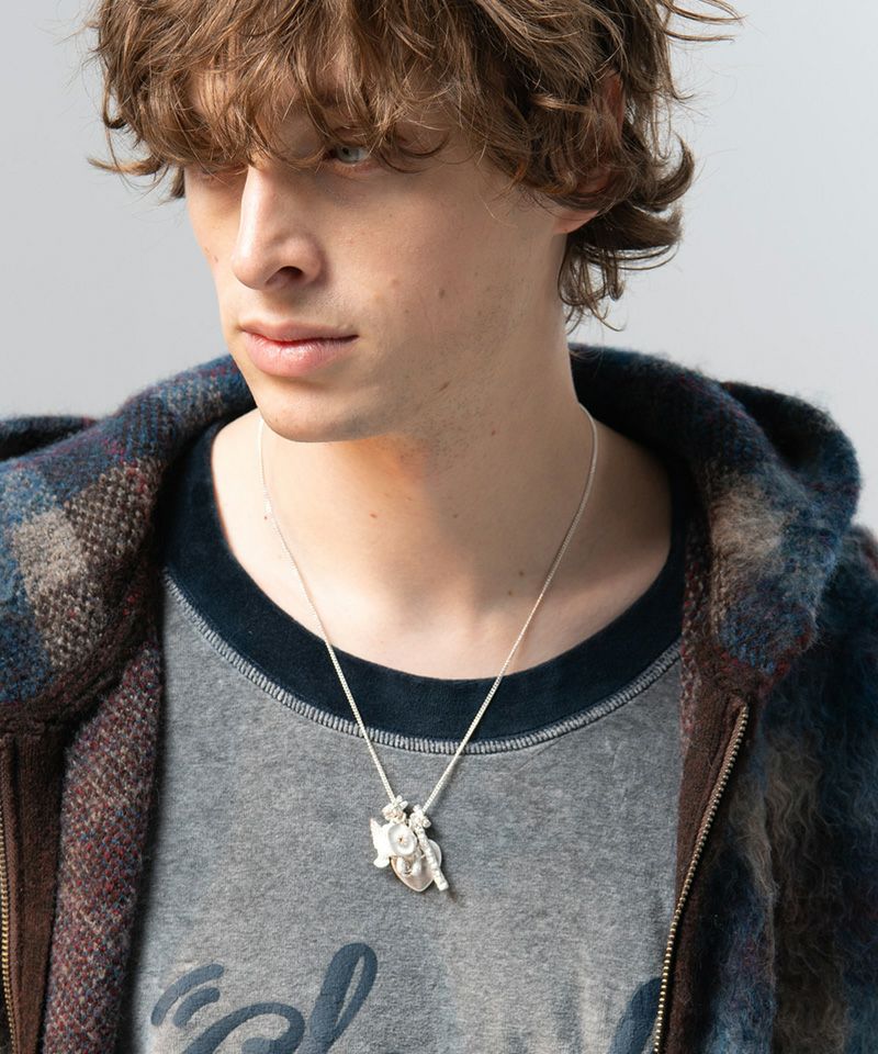 glamb(グラム)】Multi Charm Necklace マルチチャームネックレス