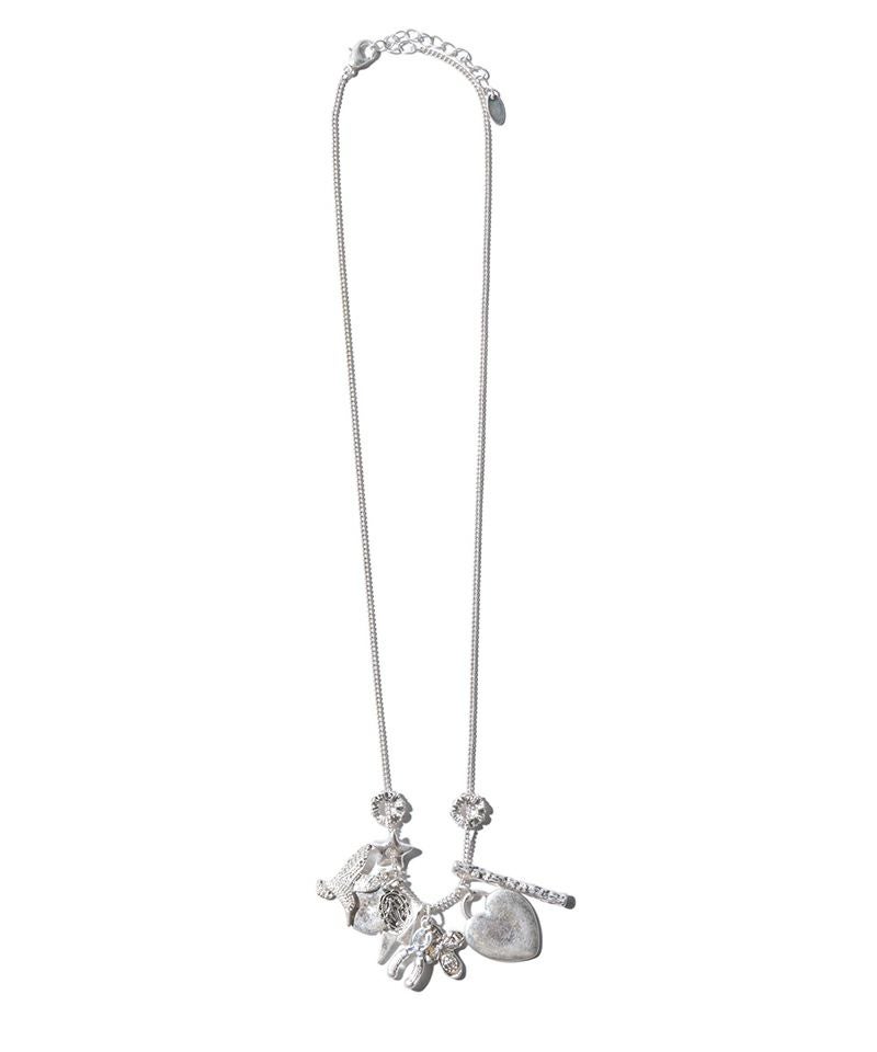 glamb(グラム)】Multi Charm Necklace マルチチャームネックレス