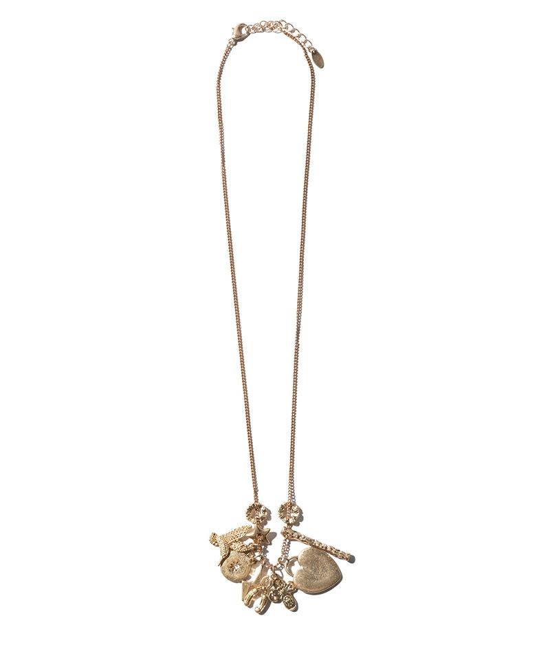 glamb(グラム)】Multi Charm Necklace マルチチャームネックレス