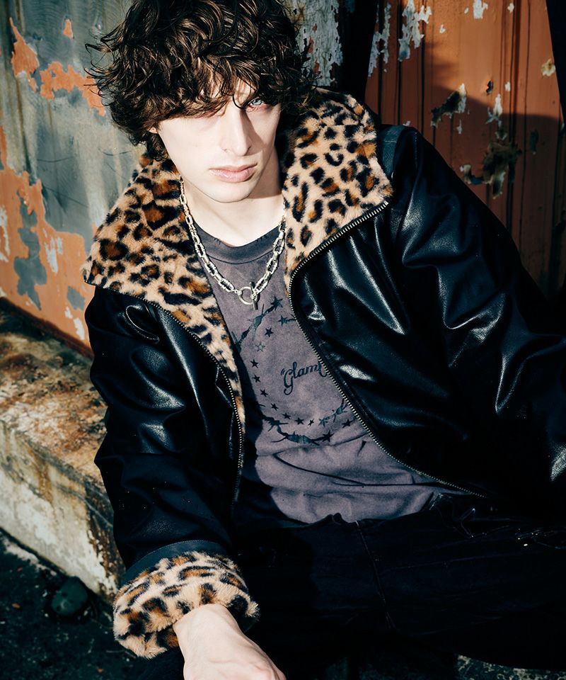 glamb(グラム)】Synth Mouton Hooded Jacket シンセムートンフーデッド