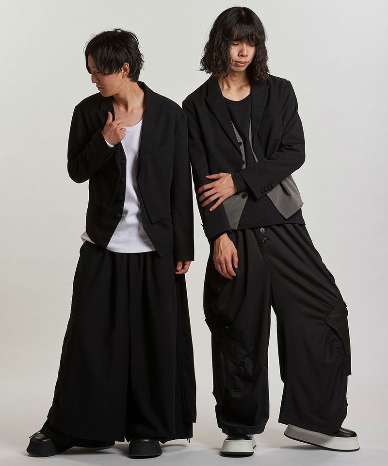 50%OFF【NO ID.(ノーアイディー)】ﾚｲﾔｰﾄﾞｼｮｰﾄJKT ジャケット(457006