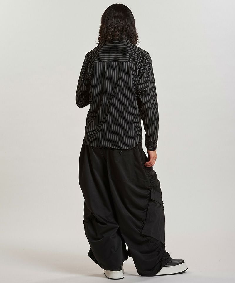 30%OFF【NO ID.(ノーアイディー)】ﾘﾍﾞｯﾄﾀｯｸSH シャツ(457006-319S