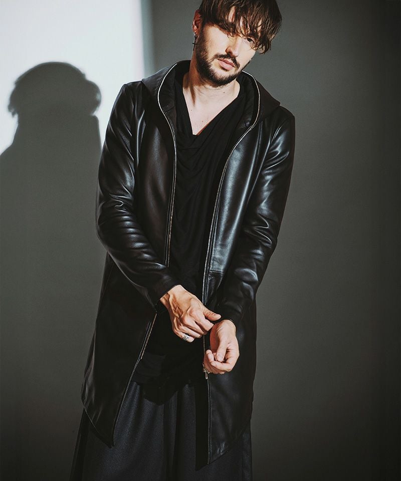 30%OFF【NO ID.(ノーアイディー)】ｼｰﾌﾟﾚｻﾞｰﾌｰﾄﾞJKT ジャケット(857030
