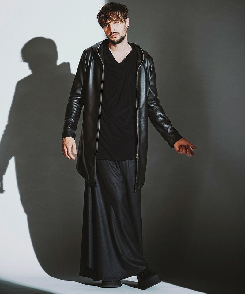 30%OFF【NO ID.(ノーアイディー)】ｼｰﾌﾟﾚｻﾞｰﾌｰﾄﾞJKT ジャケット(857030