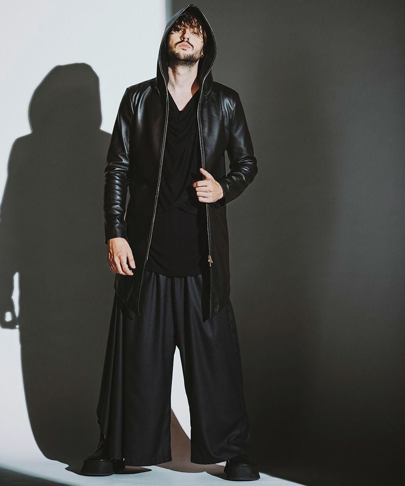30%OFF【NO ID.(ノーアイディー)】ｼｰﾌﾟﾚｻﾞｰﾌｰﾄﾞJKT ジャケット(857030 