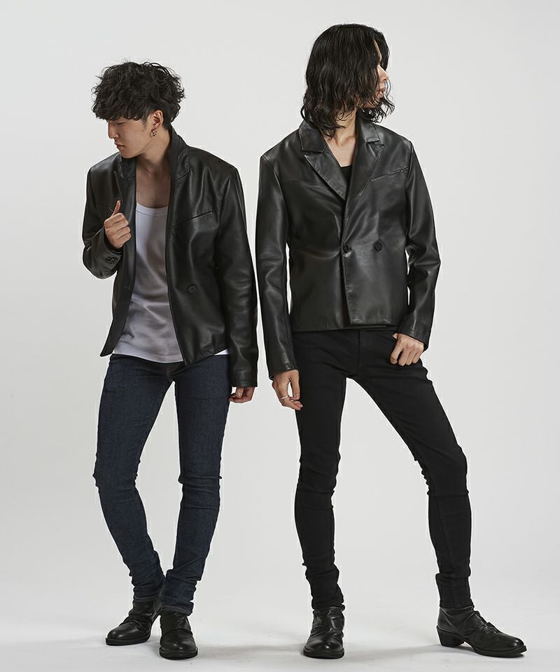 30%OFF【NO ID.(ノーアイディー)】ｼｰﾌﾟﾚｻﾞｰ1BｼｮｰﾄJKT ジャケット 