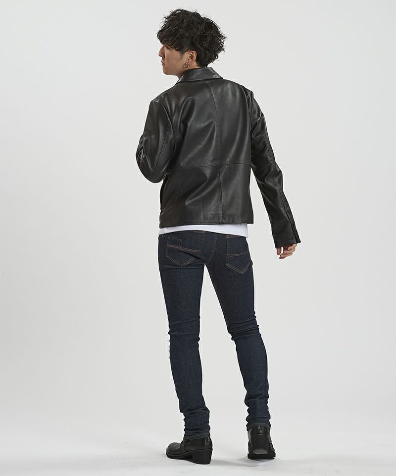 30%OFF【NO ID.(ノーアイディー)】ｼｰﾌﾟﾚｻﾞｰ1BｼｮｰﾄJKT ジャケット 