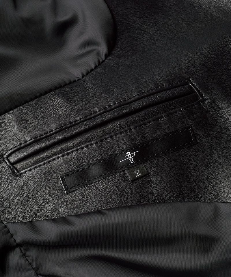 30%OFF【NO ID.(ノーアイディー)】ｼｰﾌﾟﾚｻﾞｰ1BｼｮｰﾄJKT ジャケット