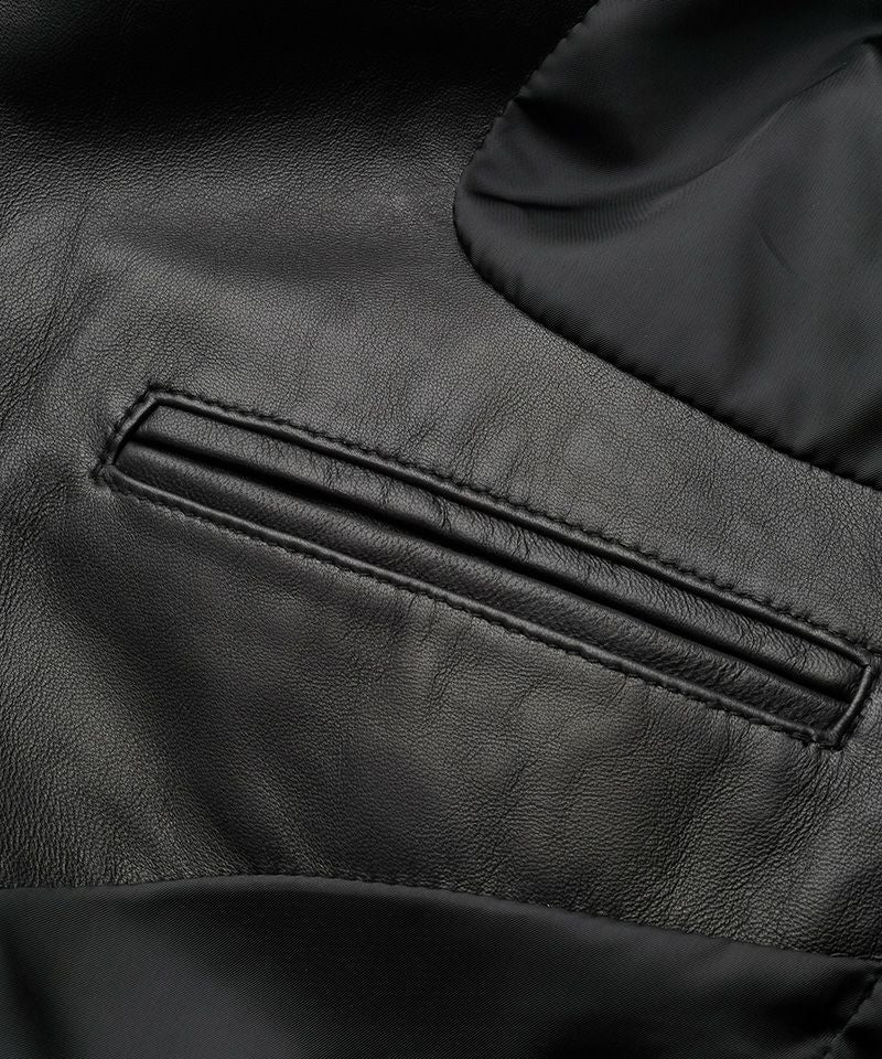 30%OFF【NO ID.(ノーアイディー)】ｼｰﾌﾟﾚｻﾞｰ1BｼｮｰﾄJKT ジャケット